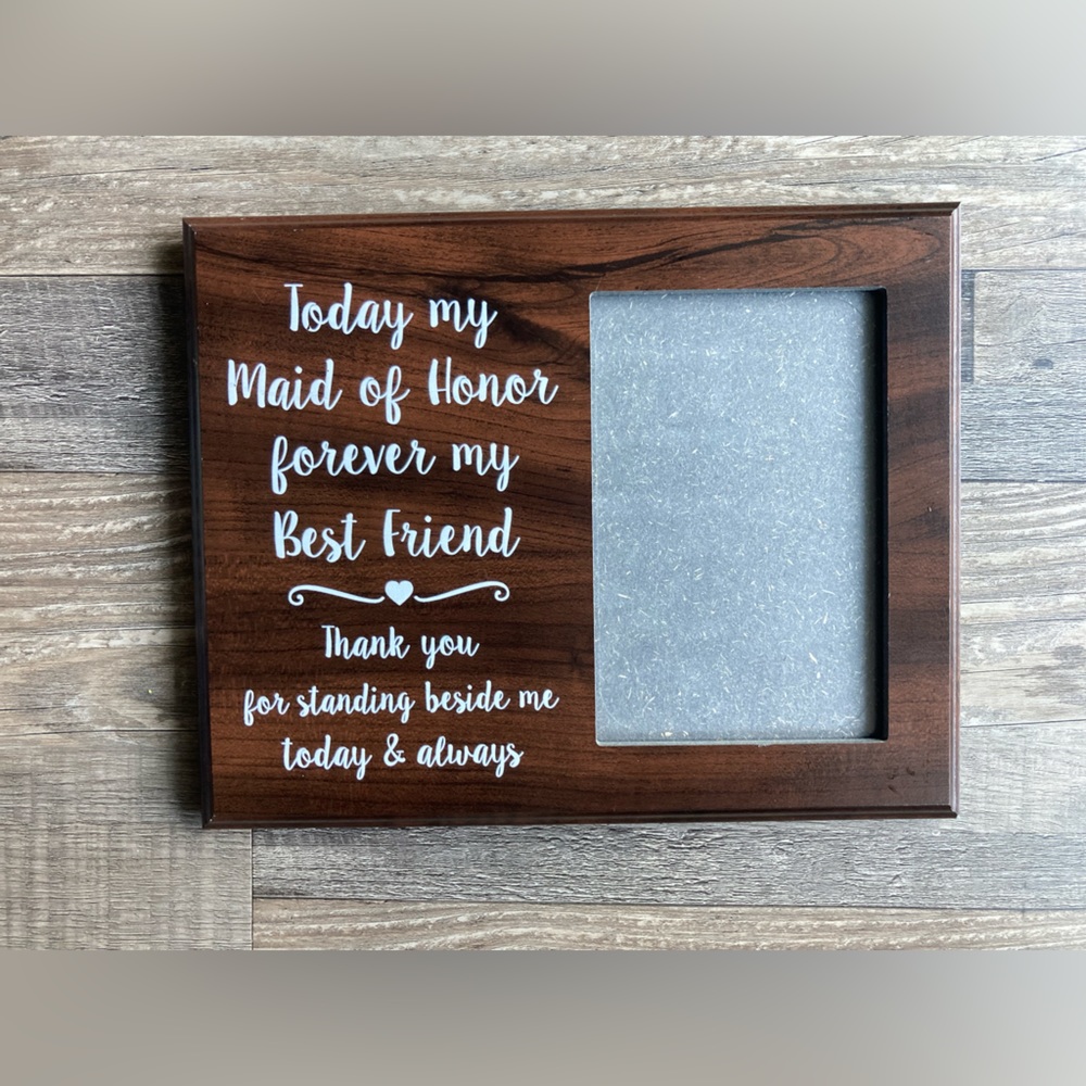 Maid Of Honor Picture Frame